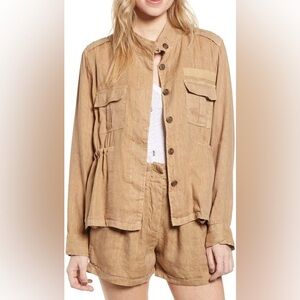 RAILS Sahara Utility Jacket Linen Blend